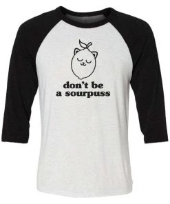 Arm The Animals Unisex | Sour Puss | 3/4 Sleeve Raglan 3/4 Sleeve Raglans