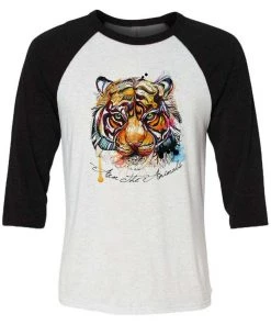 Arm The Animals Unisex | Brilliant Bengal | 3/4 Sleeve Raglan