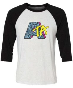 Arm The Animals Unisex | Retro Logo | 3/4 Sleeve Raglan