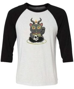 Pepe Rodriquez Unisex | Maneki Demon | 3/4 Sleeve Raglan