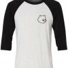 Cats With Their Tongues Out 3/4 Sleeve Raglans Unisex | Pocket Tongue Out | 3/4 Sleeve Raglan