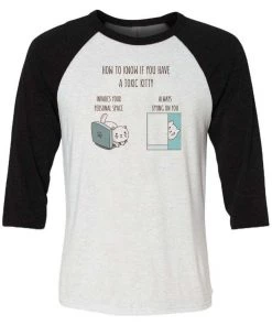 Ana Villanueva Unisex | Toxic Kitty | 3/4 Sleeve Raglan 3/4 Sleeve Raglans