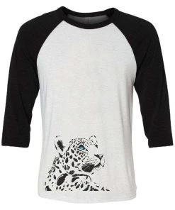 Arm The Animals Unisex | Grenade Spotted Jagwar | 3/4 Sleeve Raglan