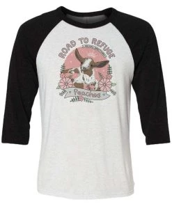 Road To Refuge Animal Sanctuary Unisex | Princess Peachy | 3/4 Sleeve Raglan