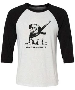 Arm The Animals Unisex | G.I. Doge | 3/4 Sleeve Raglan