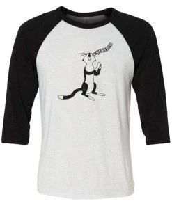 Cats With Their Tongues Out 3/4 Sleeve Raglans Unisex | Say It Loud, Say It Proud | 3/4 Sleeve Raglan