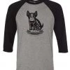 Arm The Animals 3/4 Sleeve Raglans Unisex | Frenchie Alebrije | 3/4 Sleeve Raglan