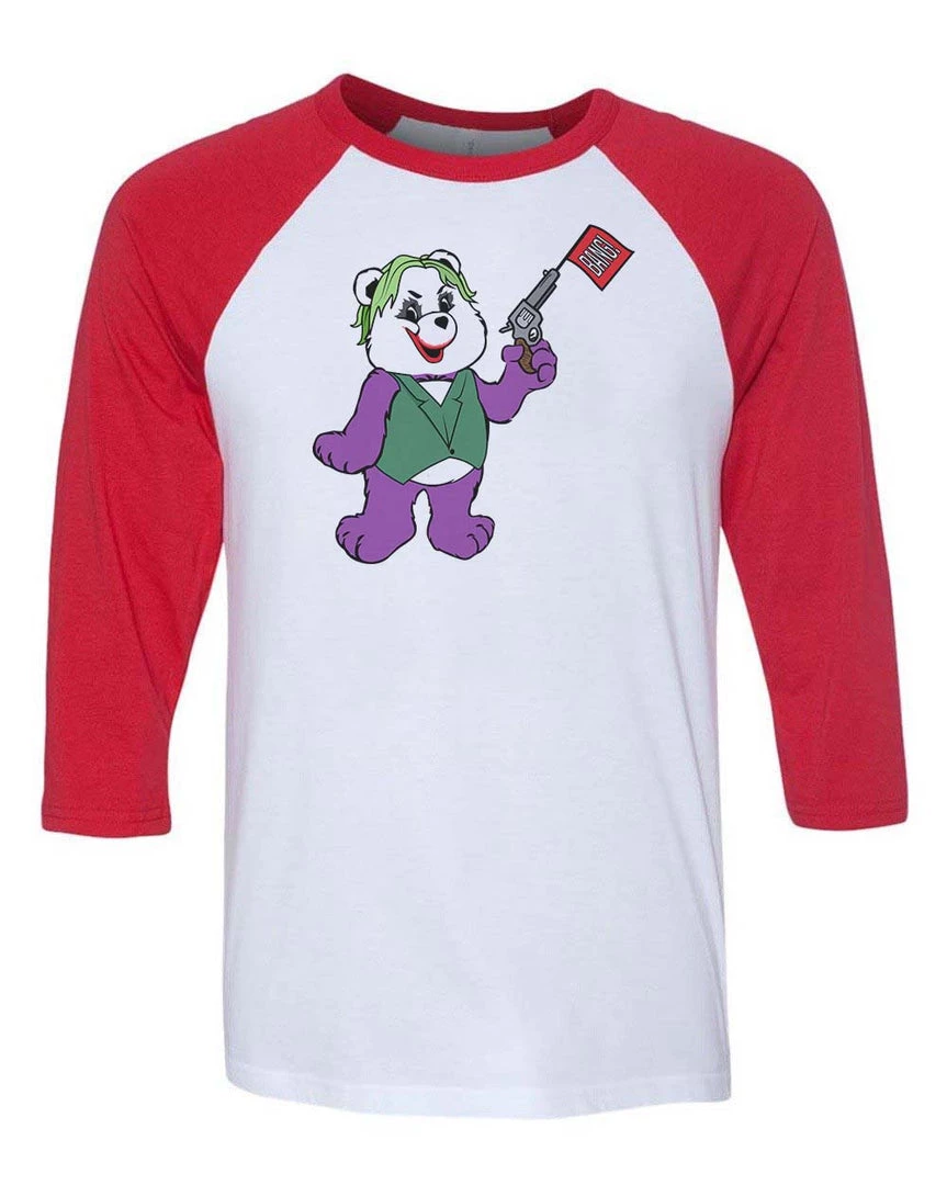 Arm The Animals Unisex | Clown-Bear | 3/4 Sleeve Raglan 3/4 Sleeve Raglans
