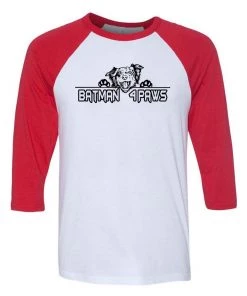 Batman4Paws Unisex | Batman Logo | 3/4 Sleeve Raglan 3/4 Sleeve Raglans