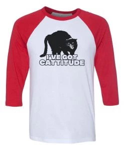 Arm The Animals Unisex | Cat-titude | 3/4 Sleeve Raglan