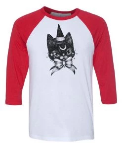Lolle Unisex | Wizard Cat | 3/4 Sleeve Raglan