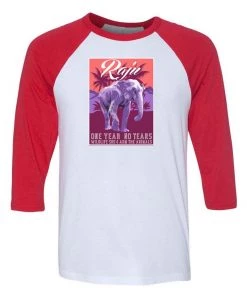 WLSOS 3/4 Sleeve Raglans Unisex | Raju Travel Poster | 3/4 Sleeve Raglan