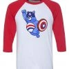 Arm The Animals 3/4 Sleeve Raglans Unisex | Captain Cub | 3/4 Sleeve Raglan
