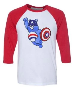 Arm The Animals 3/4 Sleeve Raglans Unisex | Captain Cub | 3/4 Sleeve Raglan