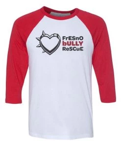 Fresno Bully Rescue Unisex | Fresno Bully Logo | 3/4 Sleeve Raglan 3/4 Sleeve Raglans