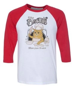 Pizza Cat Unisex | Biscuits | 3/4 Sleeve Raglan
