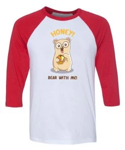 Ana Villanueva Unisex | Honey Bear | 3/4 Sleeve Raglan