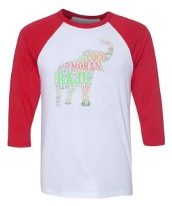 Unisex | WLSOS Word Cloud | 3/4 Sleeve Raglan 3/4 Sleeve Raglans