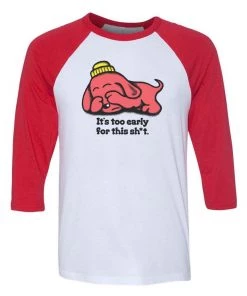 Jade Bern Unisex | Sleepy Dog | 3/4 Sleeve Raglan