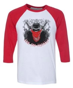 Arm The Animals Unisex | Gorilla Riot | 3/4 Sleeve Raglan 3/4 Sleeve Raglans