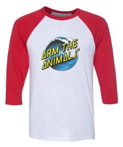 Arm The Animals 3/4 Sleeve Raglans Unisex | Cruise Logo | 3/4 Sleeve Raglan