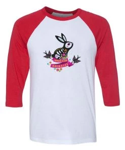 Arm The Animals Unisex | Bunny Alebrije | 3/4 Sleeve Raglan