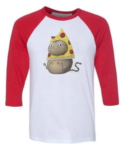 Unisex | Pizza Cat Derp | 3/4 Sleeve Raglan