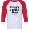 Barks Of Love 3/4 Sleeve Raglans Unisex | Doggy Foster Dad | 3/4 Sleeve Raglan