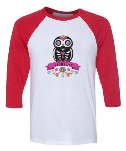 Arm The Animals 3/4 Sleeve Raglans Men's | Owl Alebrije | 3/4 Sleeve Raglan