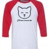 Arm The Animals Unisex | Meow-Tini | 3/4 Sleeve Raglan