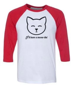 Arm The Animals Unisex | Meow-Tini | 3/4 Sleeve Raglan