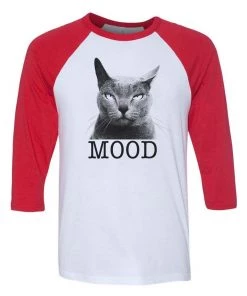 Arm The Animals Unisex | Mood Annoyed Cat | 3/4 Sleeve Raglan 3/4 Sleeve Raglans