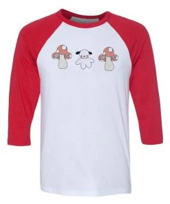 Elle Clover 3/4 Sleeve Raglans Unisex | Mush Dog | 3/4 Sleeve Raglan
