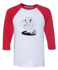 Van Gogh The Chipmunk Unisex | Mouth Full | 3/4 Sleeve Raglan