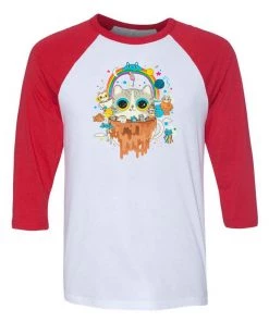 Pepe Rodriquez Unisex | Tripping Morning Cats | 3/4 Sleeve Raglan 3/4 Sleeve Raglans