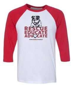 Unisex | Fresno Bully Rescue Logo | 3/4 Sleeve Raglan 3/4 Sleeve Raglans