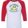 Dino Mike Unisex | Go Green | 3/4 Sleeve Raglan 3/4 Sleeve Raglans