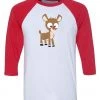 Ana Villanueva Unisex | Magical Reindeer | 3/4 Sleeve Raglan 3/4 Sleeve Raglans