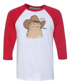 Pizza Cat Unisex | Meowdy | 3/4 Sleeve Raglan