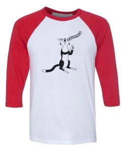 Cats With Their Tongues Out 3/4 Sleeve Raglans Unisex | Say It Loud, Say It Proud | 3/4 Sleeve Raglan