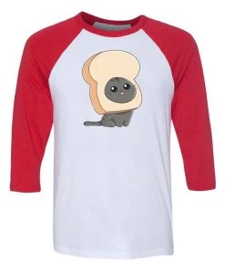 Ana Villanueva Unisex | Cat Bread | 3/4 Sleeve Raglan 3/4 Sleeve Raglans