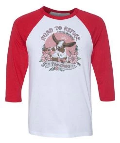 Road To Refuge Animal Sanctuary Unisex | Princess Peachy | 3/4 Sleeve Raglan