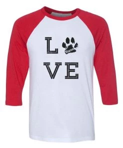 Animal Rescue Mission Unisex | Rescue With Love | 3/4 Sleeve Raglan