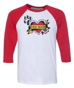 Arm The Animals Unisex | Tattoo Dog Mom | 3/4 Sleeve Raglan 3/4 Sleeve Raglans