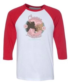 Edgar's Mission Unisex | Choose Kindness Cows | 3/4 Sleeve Raglan 3/4 Sleeve Raglans