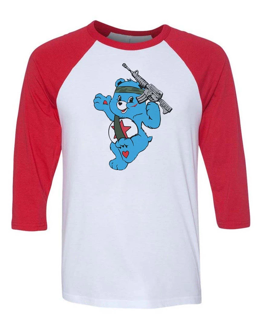 Arm The Animals Unisex | Bambo First Blood | 3/4 Sleeve Raglan 3/4 Sleeve Raglans