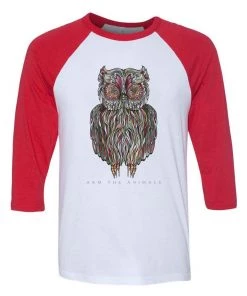 Arm The Animals 3/4 Sleeve Raglans Unisex | Rev-Owl-Ver | 3/4 Sleeve Raglan