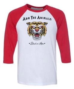 Arm The Animals Unisex | Tattoo Tiger | 3/4 Sleeve Raglan