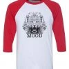 Arm The Animals 3/4 Sleeve Raglans Unisex | Mood Fierce Leopard | 3/4 Sleeve Raglan