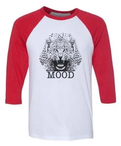 Arm The Animals 3/4 Sleeve Raglans Unisex | Mood Fierce Leopard | 3/4 Sleeve Raglan
